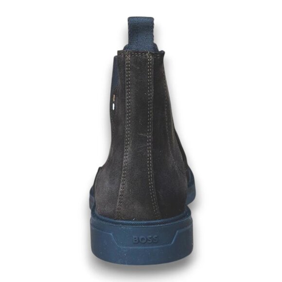 BOSS Calev Chelsea Boots Men's Dark Brown Suede US 9 (UK 8 EU 42) MSRP $230 - Picture 3 of 5